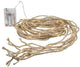 Corde de jute 8x2 mètres sur batterie 160 lumières LED - 5510134