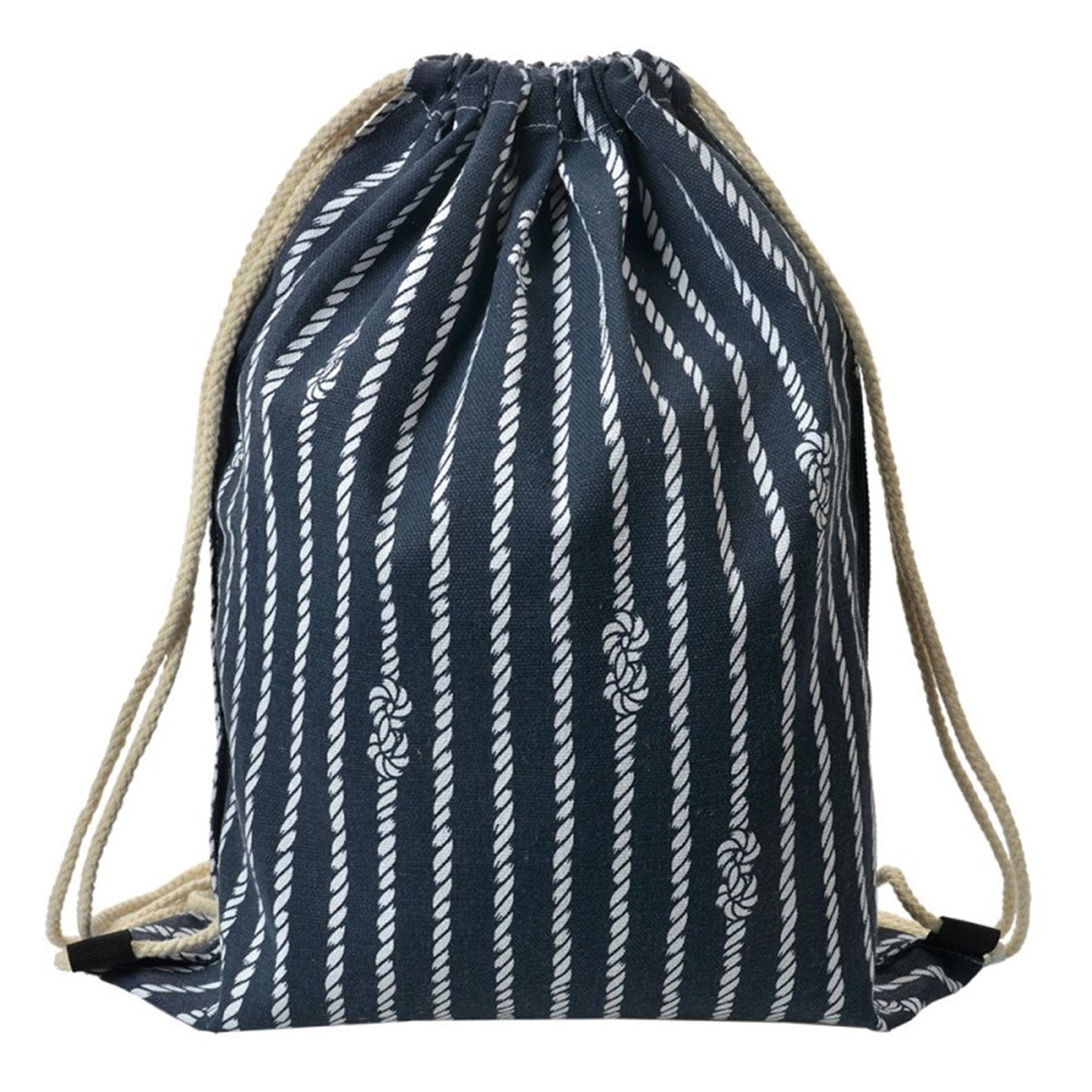 Clayre eef sac à dos bleu blanc 34x1x43cm