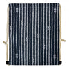 Clayre eef sac à dos bleu blanc 34x1x43cm