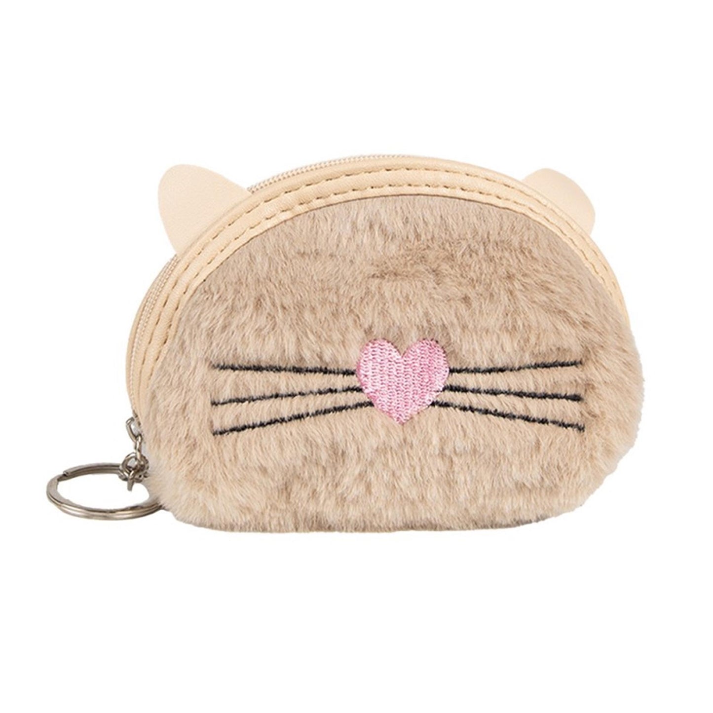 Clayre eef portefeuille beige 12x2x9cm