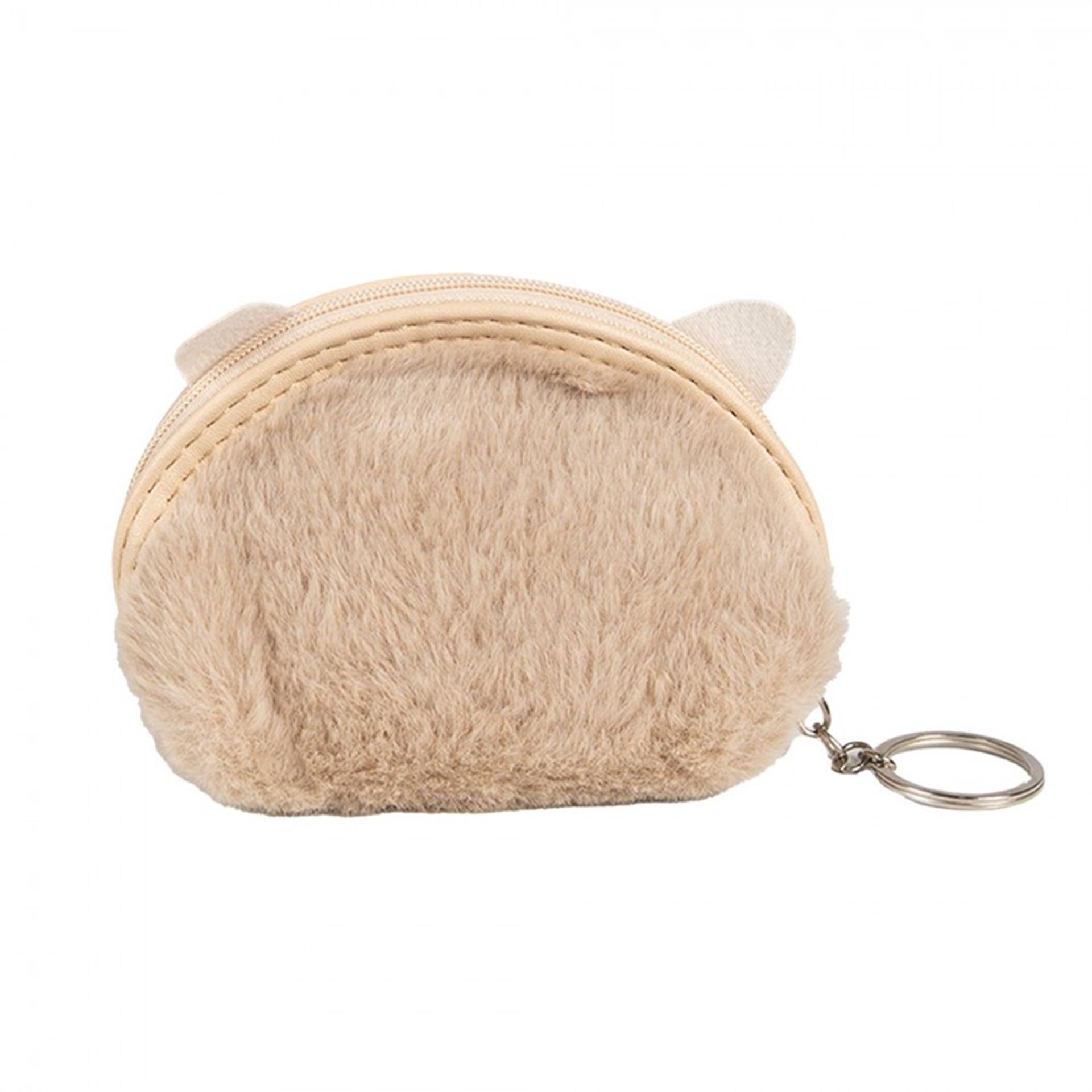 Clayre eef portefeuille beige 12x2x9cm