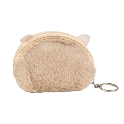 Clayre eef portefeuille beige 12x2x9cm