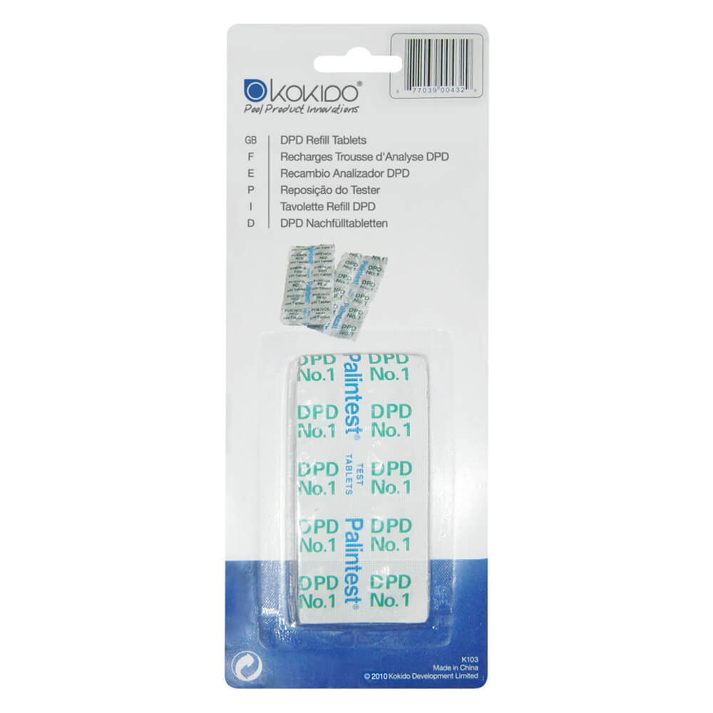 Refill kit de test DPD sans marque Kokido sans marque