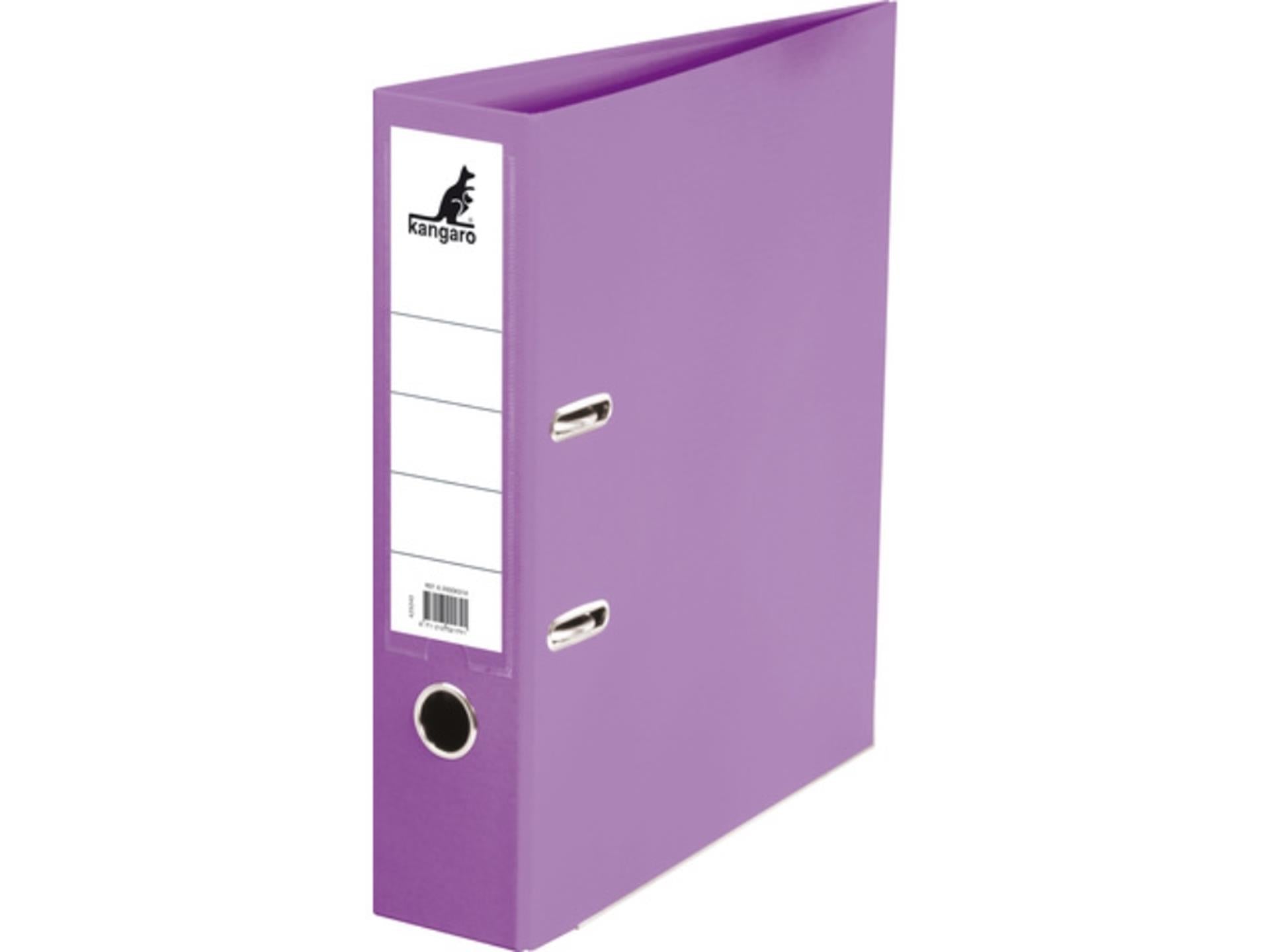 Classeur Kangaro a4 2 anneaux 75mm violet