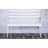 Banc en bois Sens semmy 120cm blanc