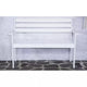 Banc en bois Sens semmy 120cm blanc
