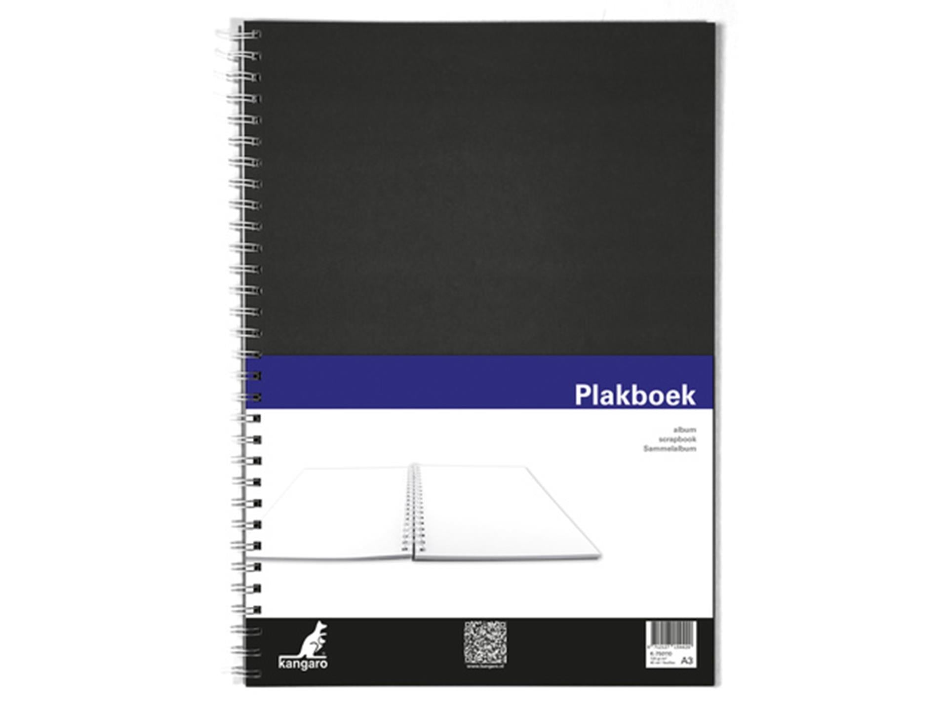 Kangaro scrapbooking a3 120gr 40 feuilles noir