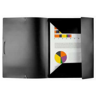 Kangaro elasto dossier a4 plastique noir