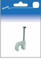 Serre-câbles blanc rond 5mm 25 pièces - 6613441