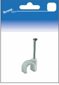 Enzo serre-câbles blanc rond 7mm 25 pièces - 6613481