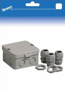 Boîte à câbles attema ak1 + 3 presse-étoupes m20 ip65 - 6634020