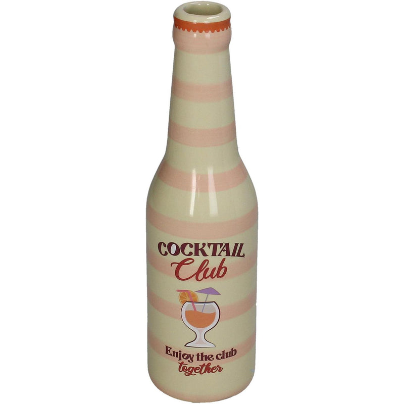 Vase Kersten bouteille cocktail faïence h24cm