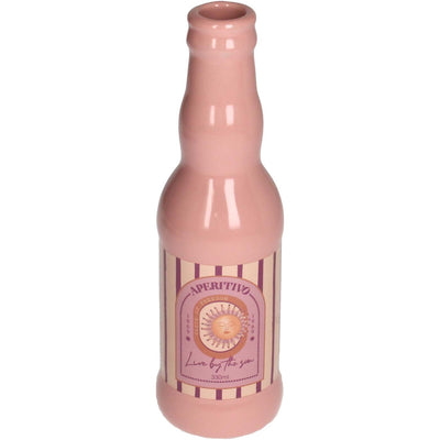 Kersten vase apéritif céramique rose h21,8 cm