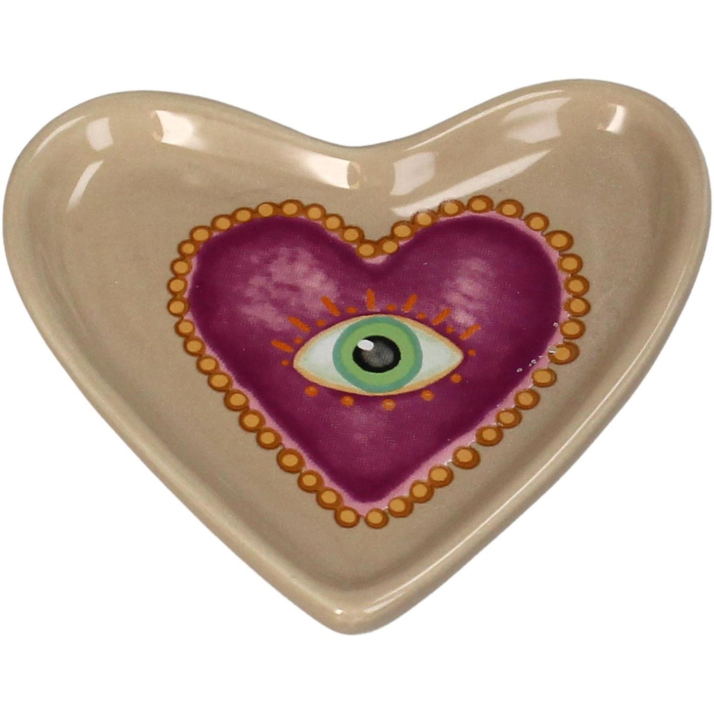 Kersten bol coeur dolomite 12x11,5x1,2cm