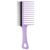 Enchevêtrement Tangle Tangle Tangle Toeur Wide dent peigne pour les cheveux bouclés lilas