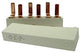 Kamrail 2 phases 10pol. 2x17,8mm 8x9mm courbé blanc - 4000320