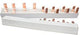 Kamrail triphasé 12pol. 17,8 mm courbé blanc - 4000300