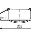 Spot encastrable Kanlux 50mm orientable noir - 5013138