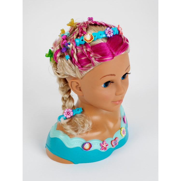 Petite casquette tête princesse coralie (blond bleu)