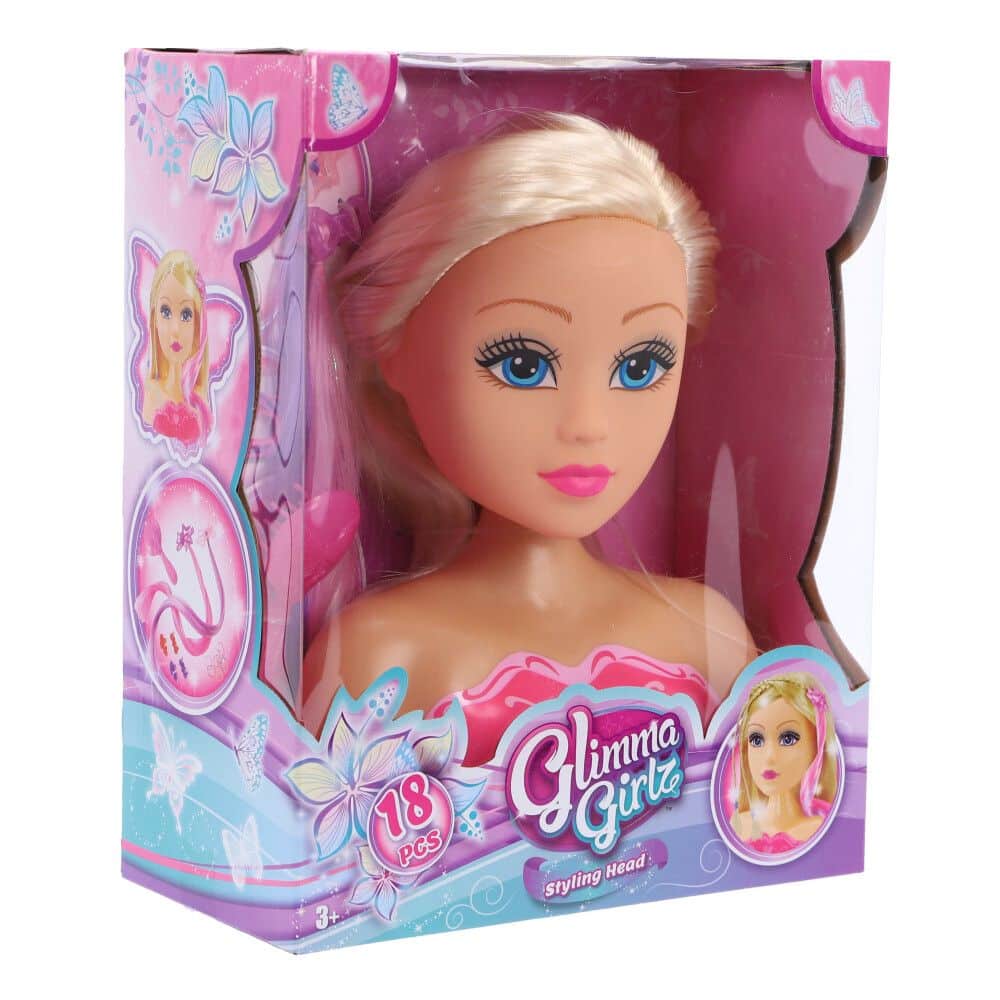 Glimma Girlz Kapkop, de 22 cm et est de 18 pièces