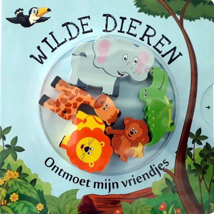 Livre en carton rencontre mes amis animaux sauvages