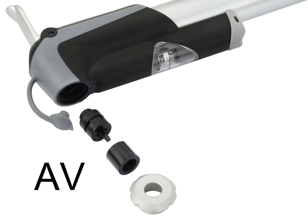 Mini pompe Katana en aluminium avec manomètre