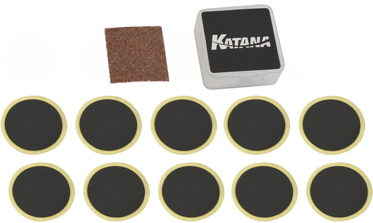 Kit de réparation de crevaison Katana GP-1 patchs autocollants (10 pièces)