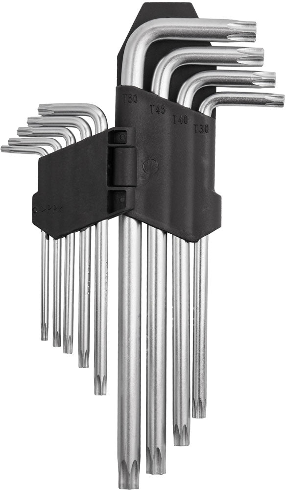Jeu de clés angulaires Torx Katana avec alésage T10 - T50