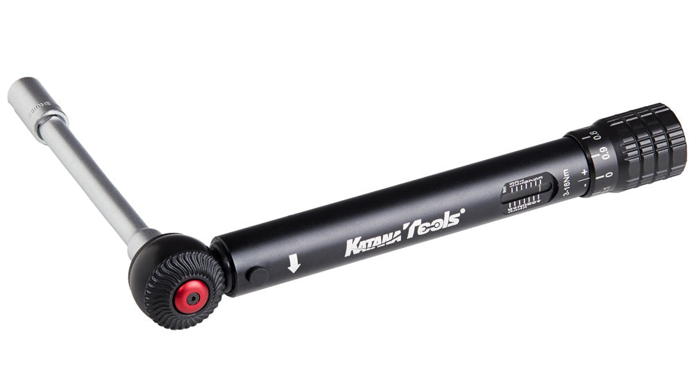 Mini clé dynamométrique en aluminium Katana TW-4 1 4 3-16 nm
