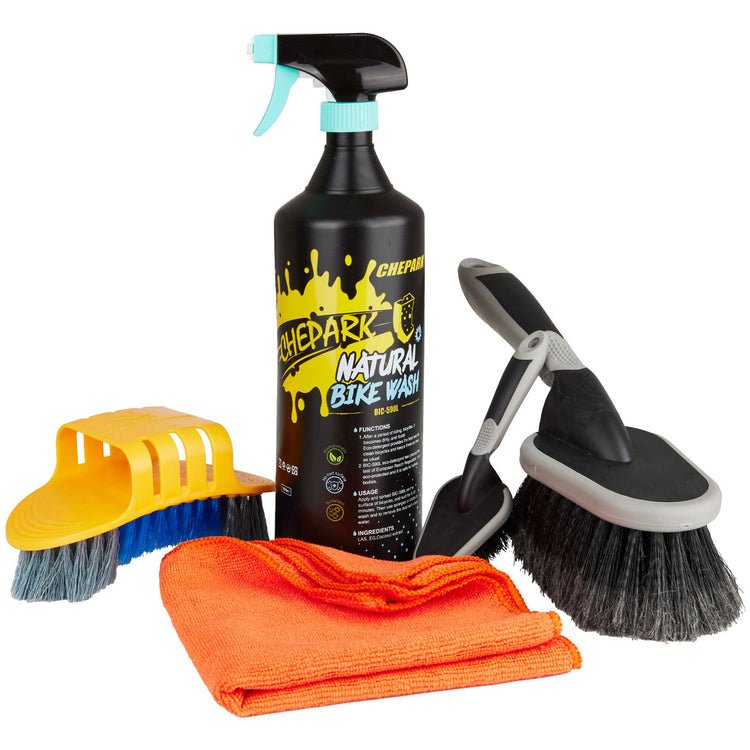 Kit de nettoyage Katana facile à nettoyer, 5 pièces, avec sac en filet