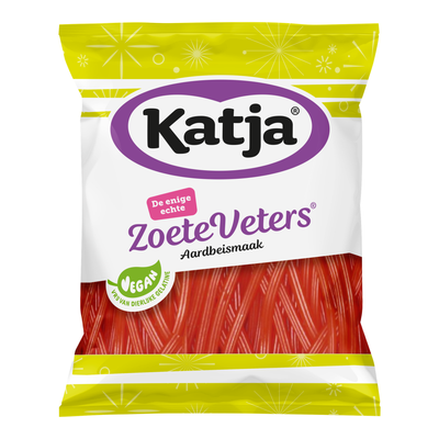 Katja lacets sucrés fraise (15x125gr)