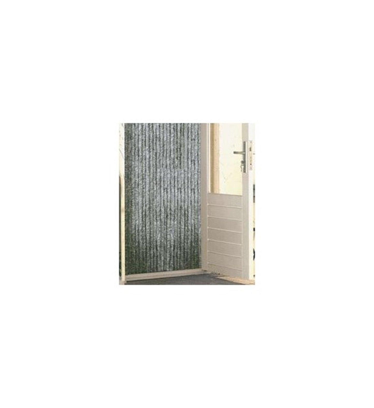 Wicotex rideau queue de chat 100x240 beige blanc