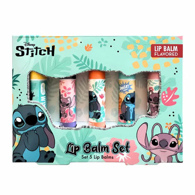 Ensemble de baume à lèvres Stitch Disney 5 pcs.