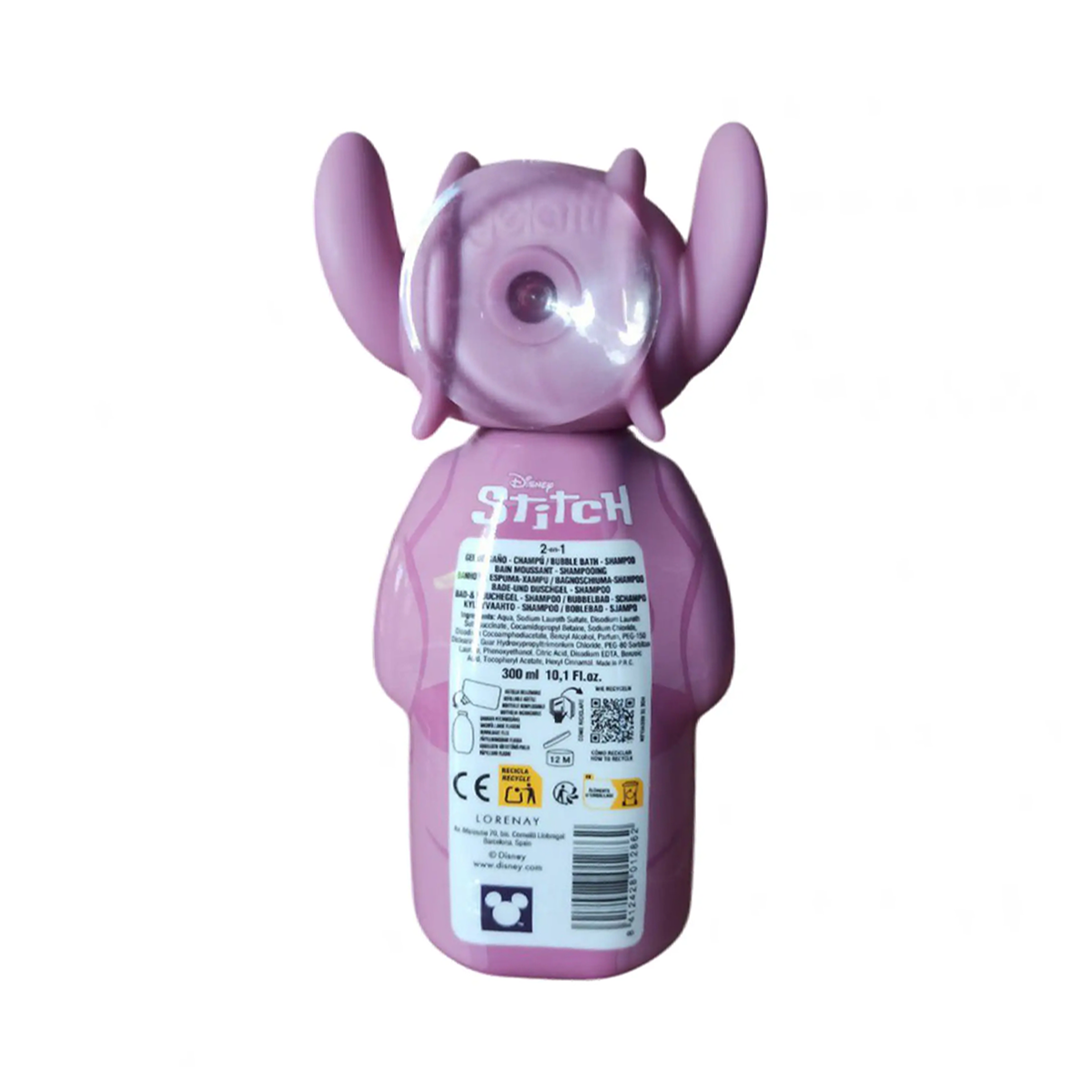 Stitch Angel Gel douche bain 2 en 1 + shampoing 300 ml