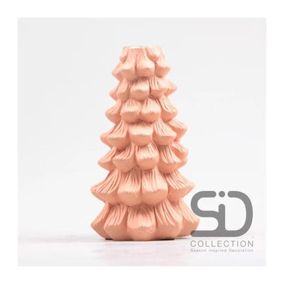 Chandelier de décoration inspiré des saisons Sapin de Noël 11x11x19 beige rouge