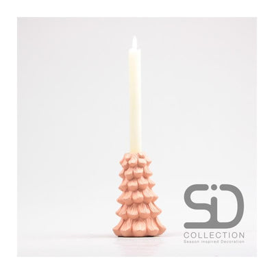 Chandelier décoration inspiration saison sapin de Noël 10x10x15 beige rouge