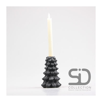 Chandelier de décoration inspiré des saisons Sapin de Noël 10x10x15 noir