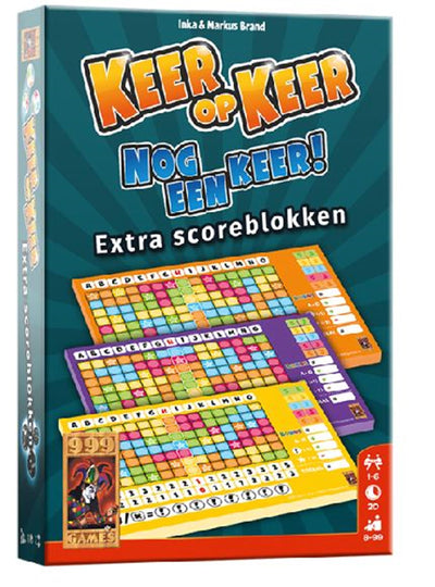 999 Games ScoreBlokken Time and Time Niveau 2 3 4 3 Pieces