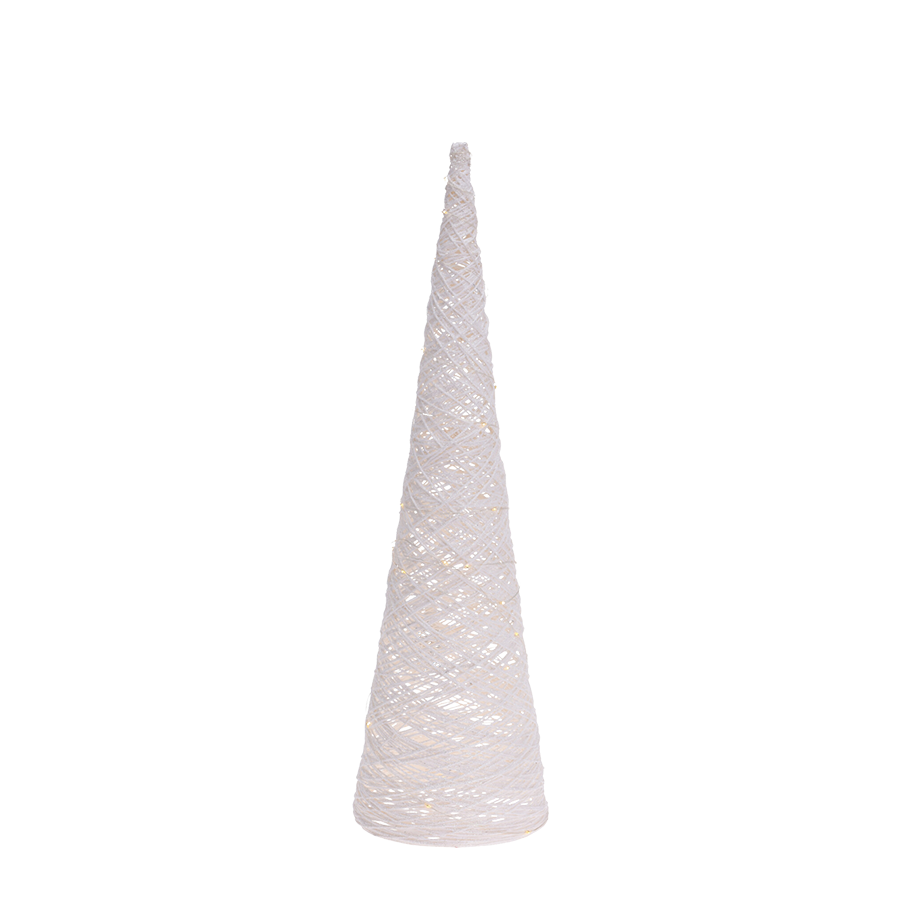Cône LED blanc 40 LED 78cm