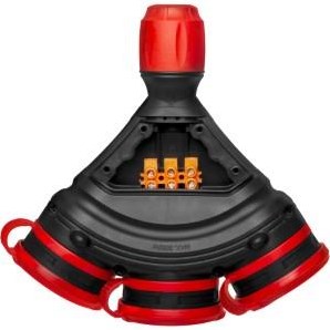 Ngk kel raccord à trois voies en caoutchouc prof ip44 - 6871979