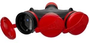 Ngk kel raccord à trois voies en caoutchouc prof ip44 - 6871979