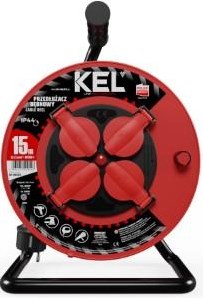 Kel enrouleur de câble h05 3x1,5qmm 15m rouge ip44 - 1167280