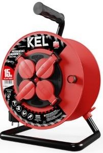 Kel enrouleur de câble h05 3x1,5qmm 15m rouge ip44 - 1167280