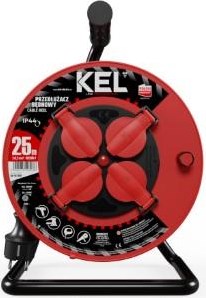 Kel enrouleur de câble h05 3x1,5qmm 25m rouge ip44 - 1167282