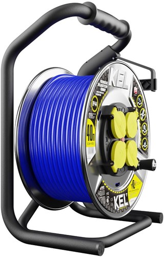 Kel enrouleur de câble prof h07bq-f 3x2,5qmm 40m bleu - 1167340