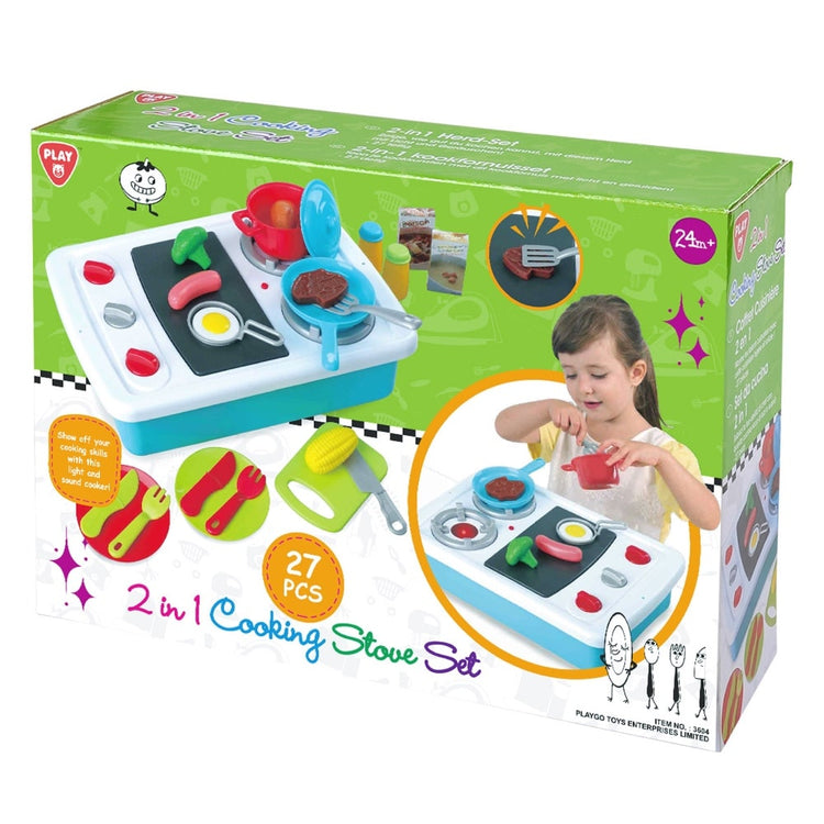 Ensemble de four de cuisine 2 en 1 avec jeu de jeu de 27 pièces