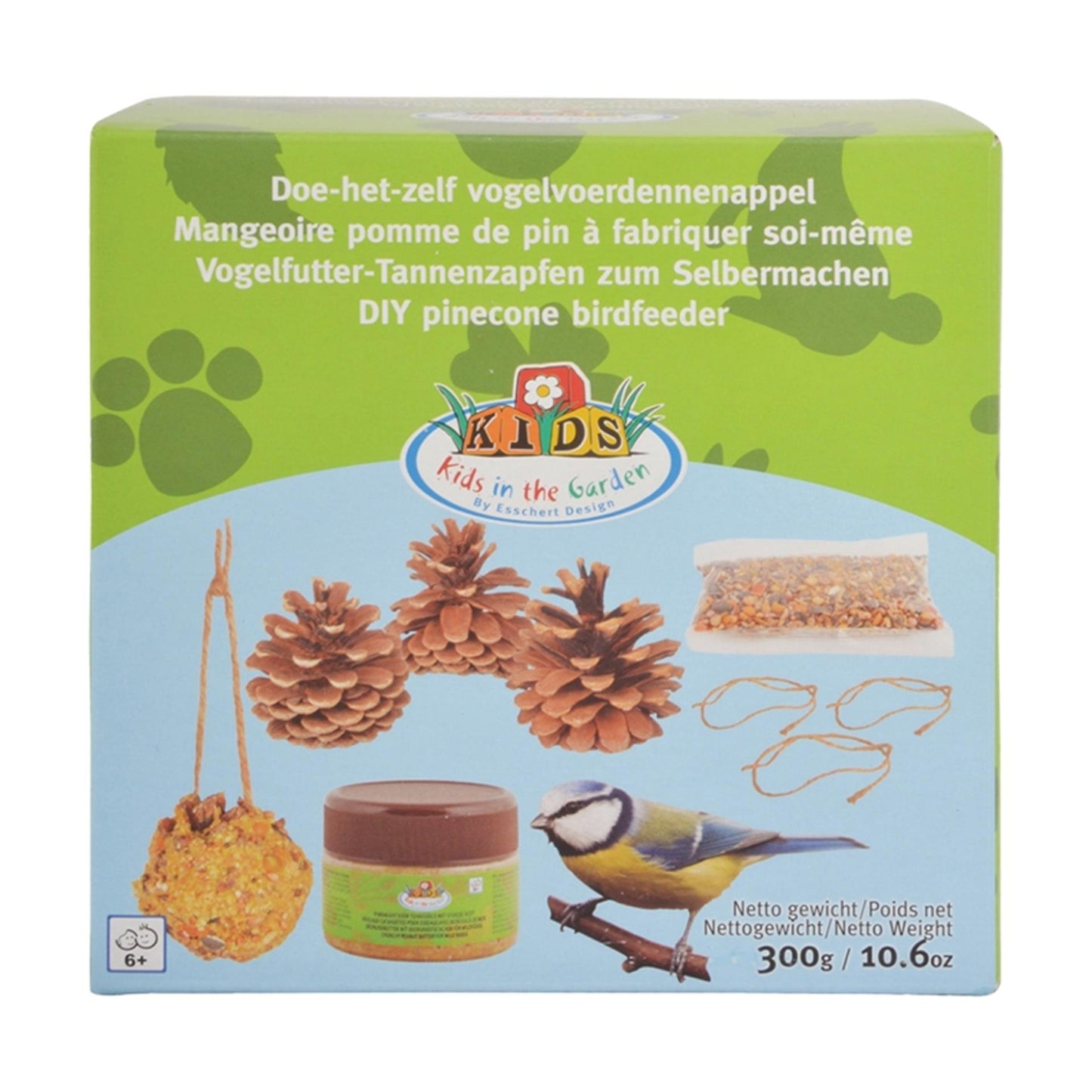 Esschert design, nourriture pour oiseaux à faire soi-même, pommes de pin