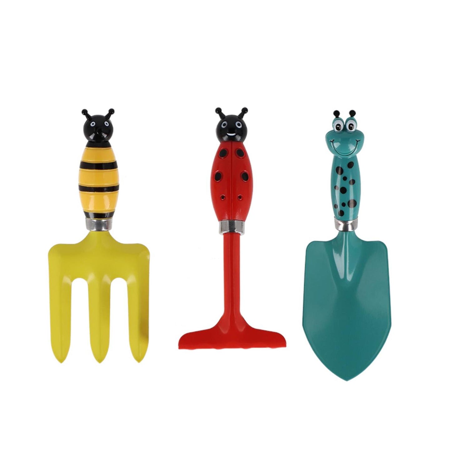 Esschert design ensemble d'outils pour enfants insectes 3 pièces
