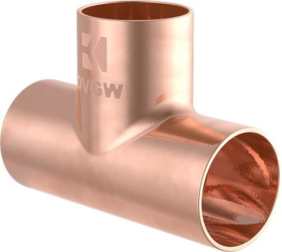 Té en cuivre Kirchhoff, nu, 28 mm, 3 prises, (5130) - 989046055