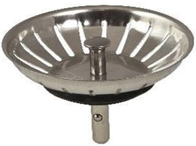 Crépine de rechange Kirchhoff, inox, ø 81 mm pour vanne à panier ø 114 mm, avec bille - 98835640